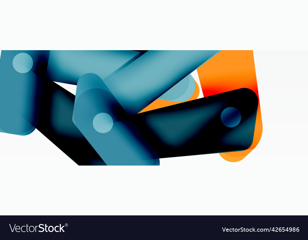 Tech minimal geometric wallpaper creative Vector Image