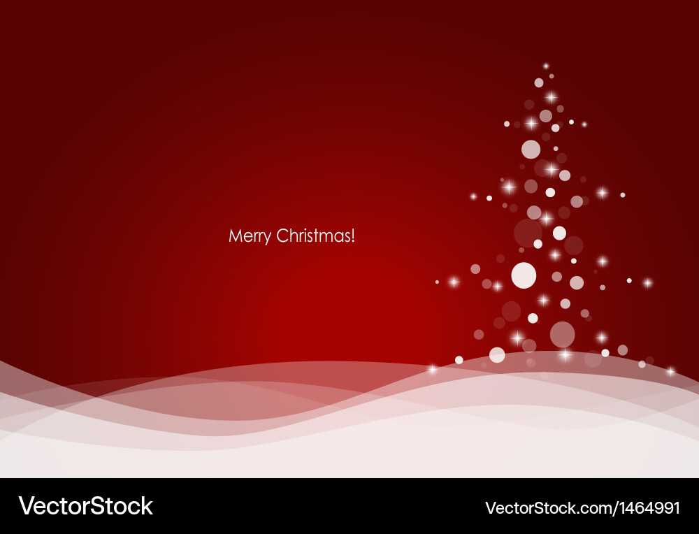Christmas tree background Royalty Free Vector Image