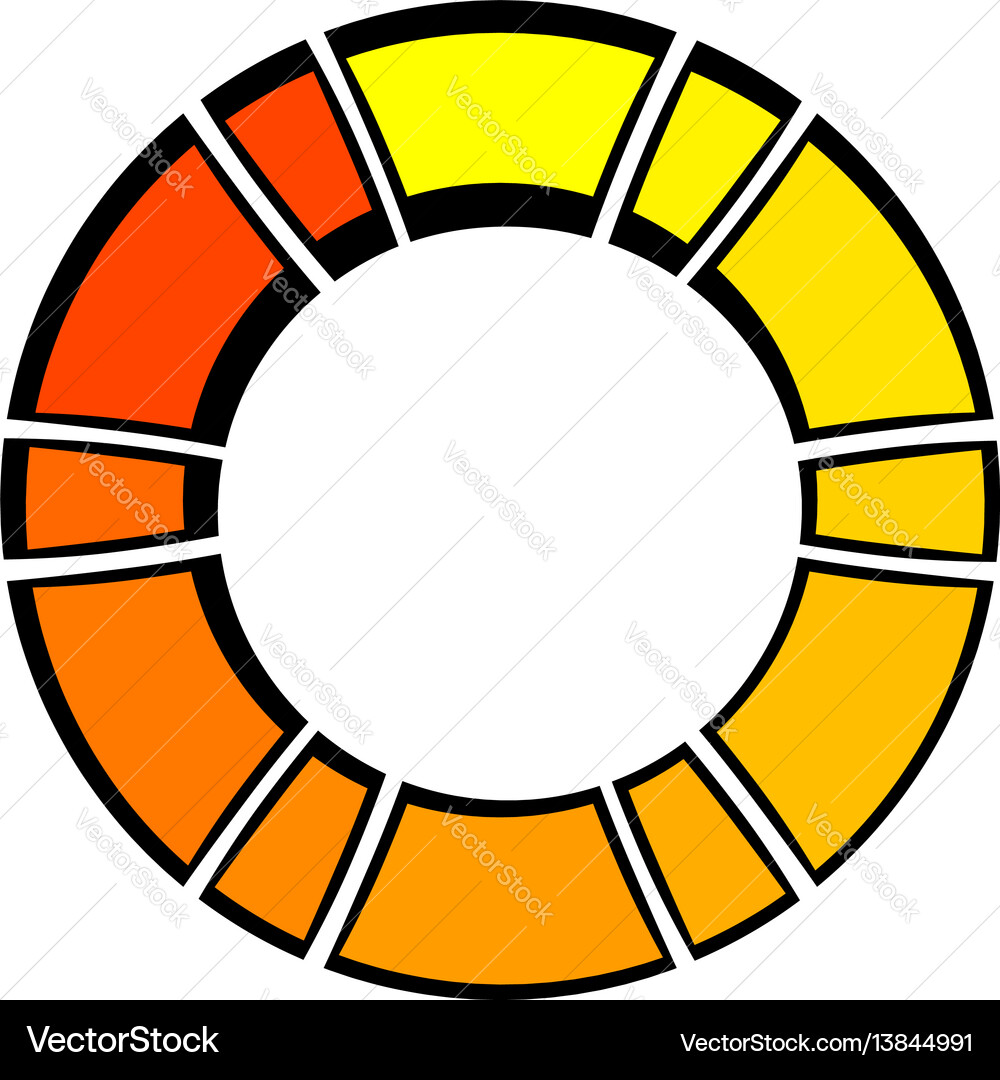 Loading process circular icon cartoon Royalty Free Vector