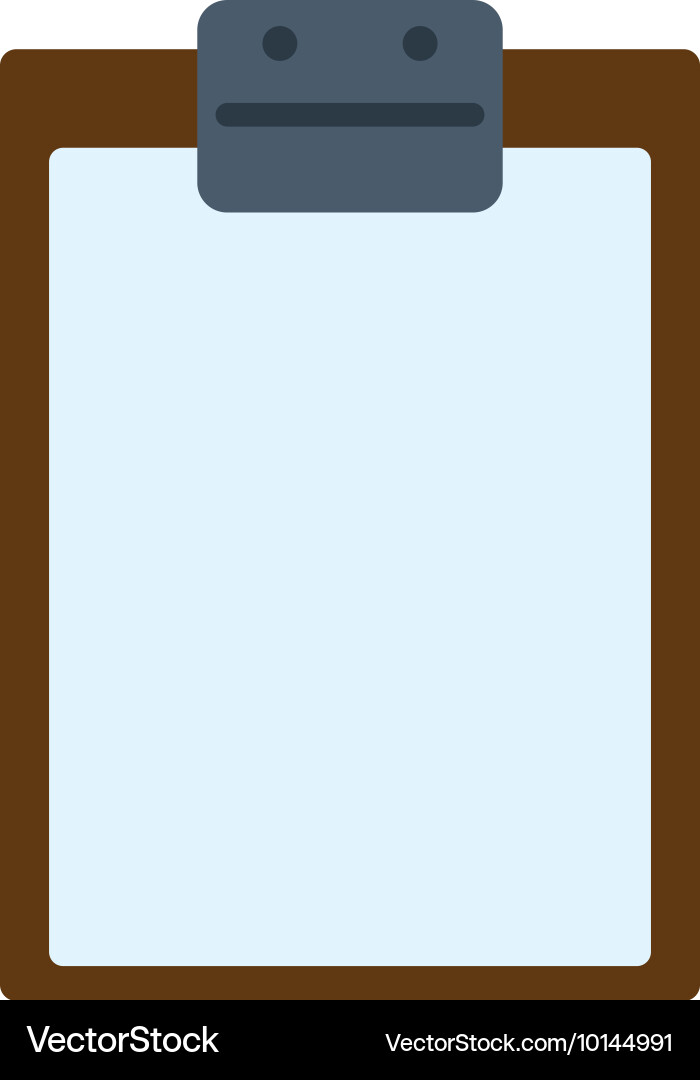 Paper document check list table icon Royalty Free Vector