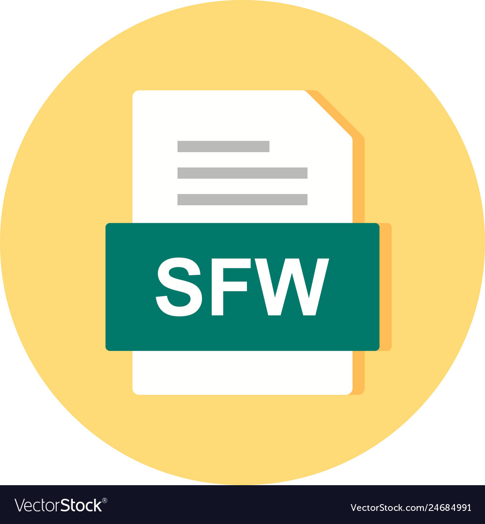 Sfw file document icon