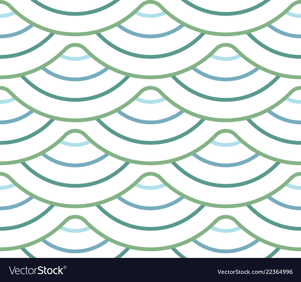 Abstract geometric pattern with wavy lines vector image Abstract geometric pattern with wavy lines