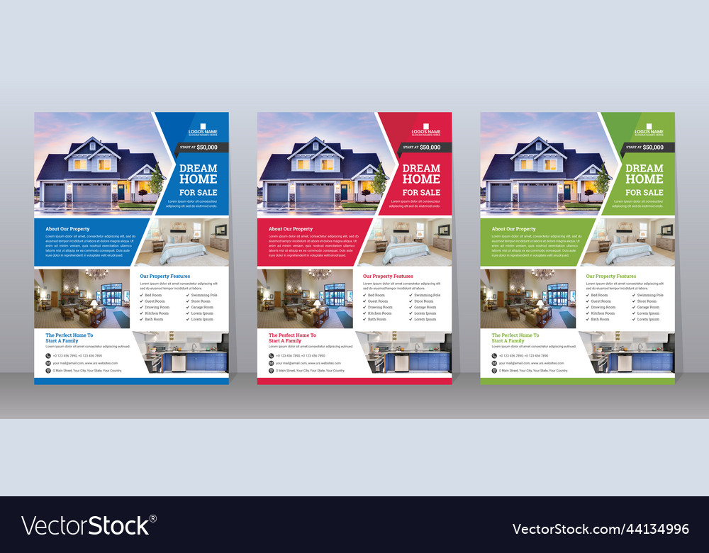 Elegante Haus Verkauf Immobilien Flyer Vorlage
