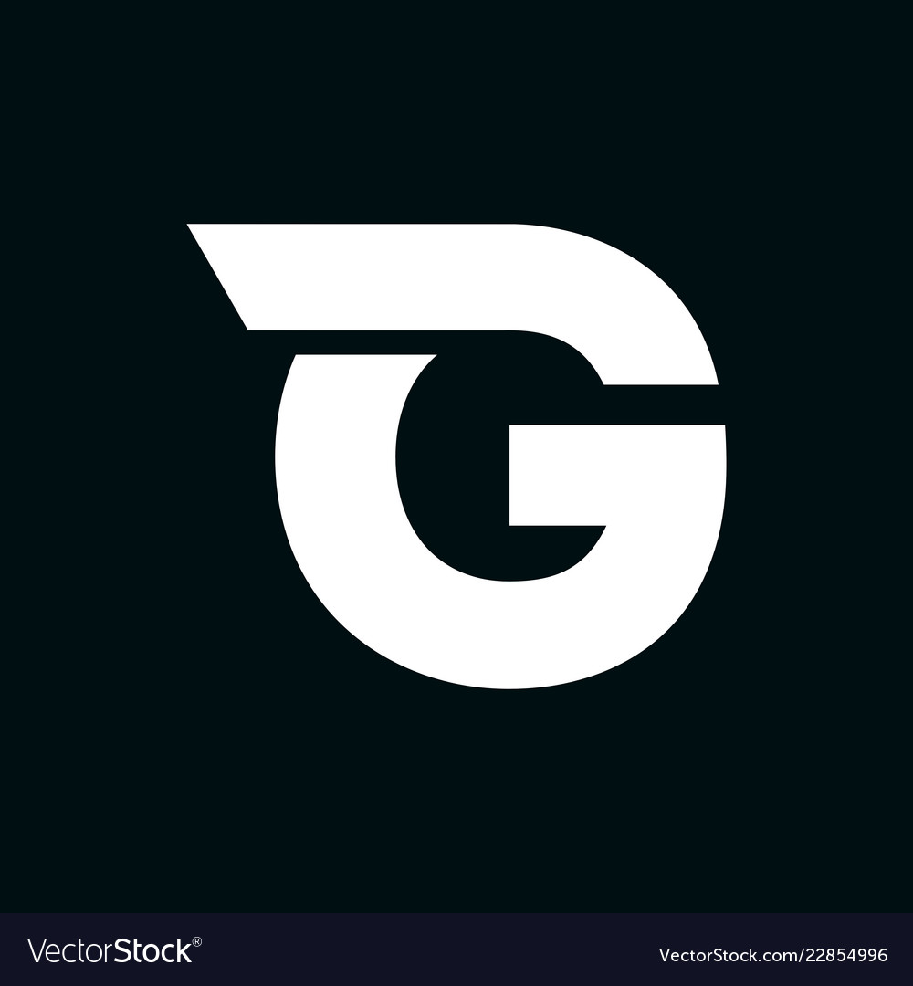 Logo letter g wing