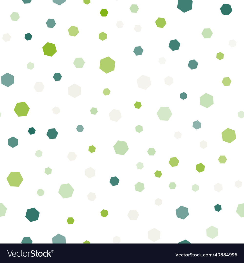 Seamless pattern with colorful hexagons vector image Seamless pattern with colorful hexagons