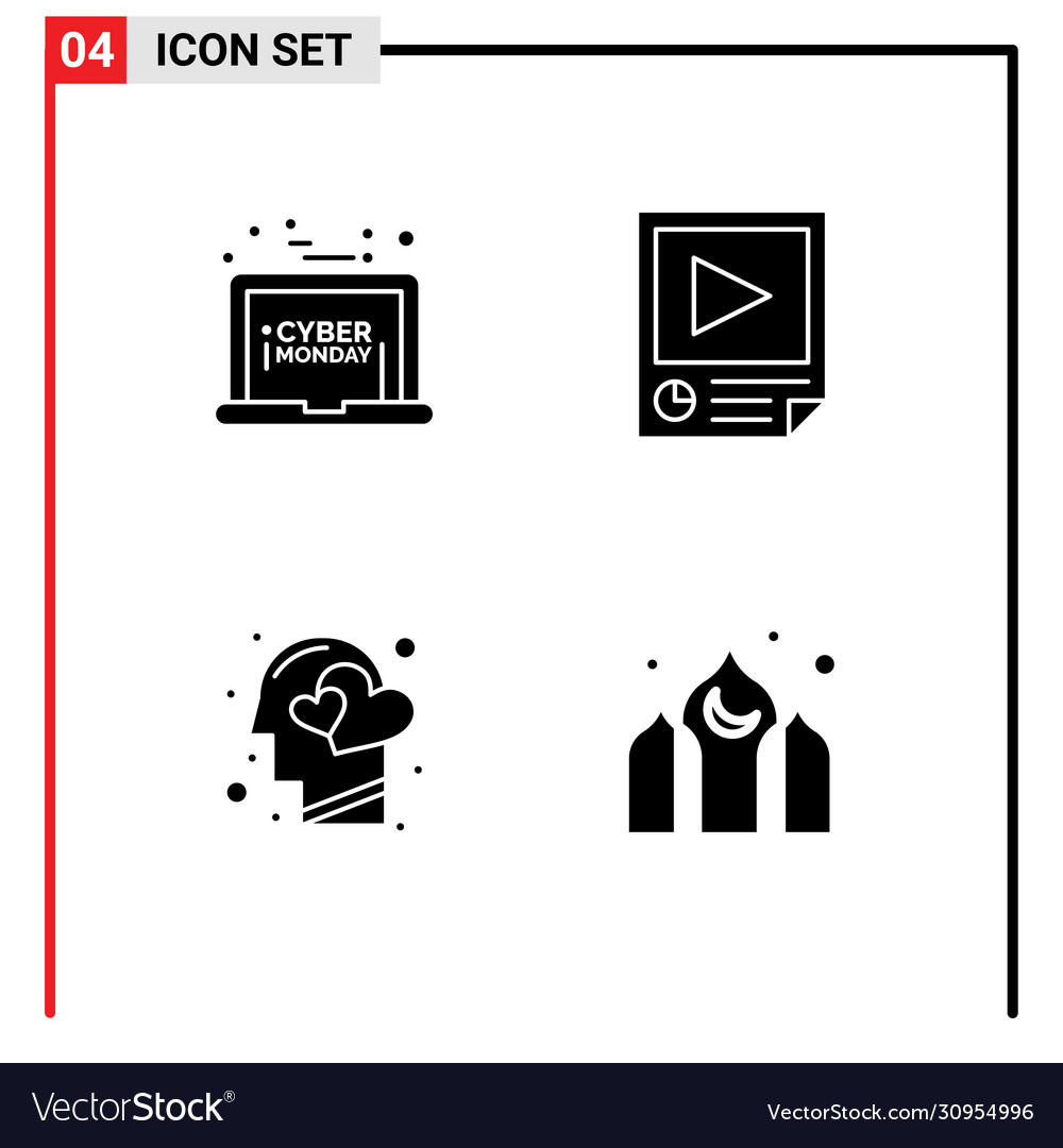 Set modern ui icons symbols signs for laptop