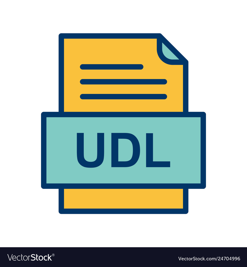 Udl file document icon