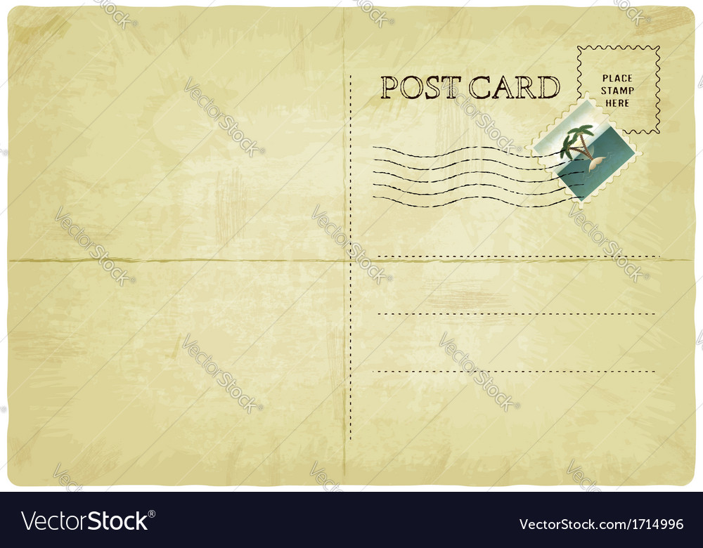Weathered Postcard