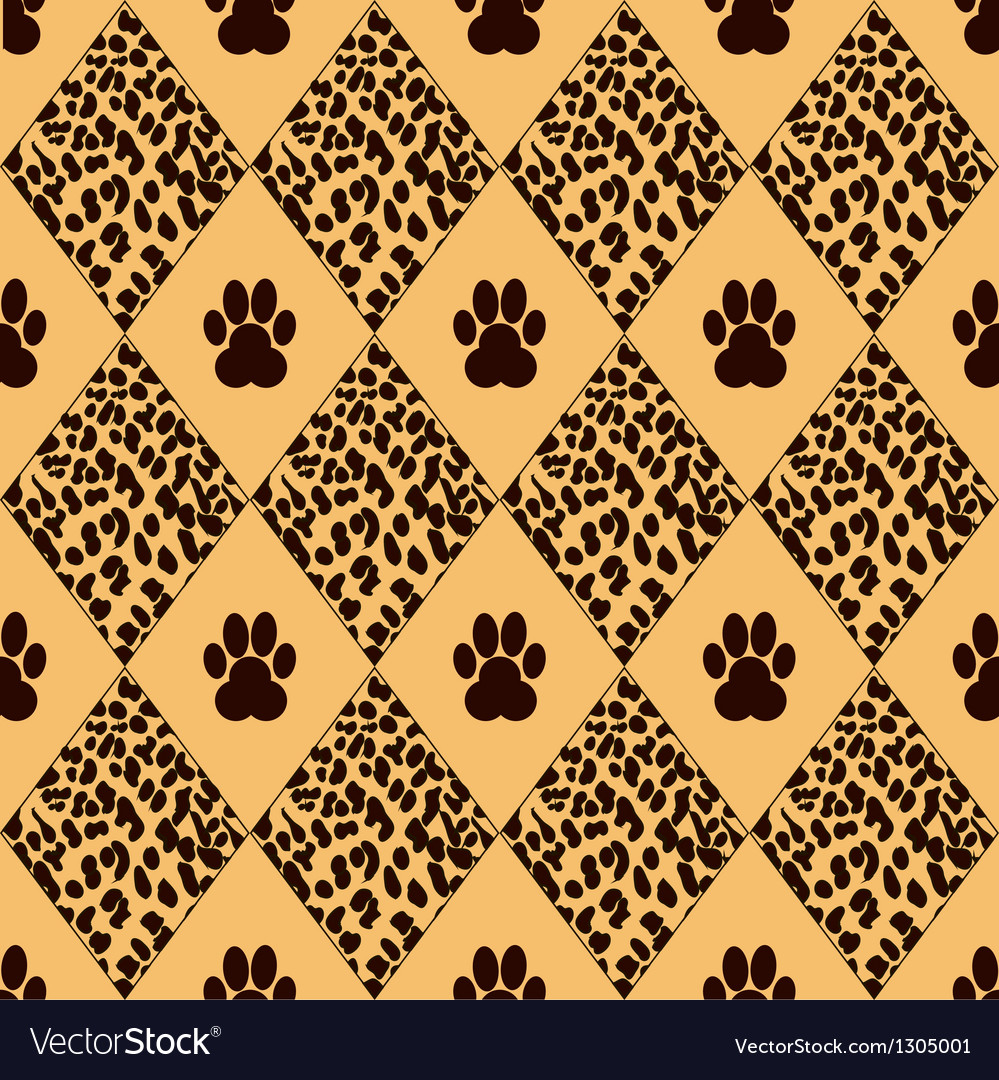 Leopard background with traces