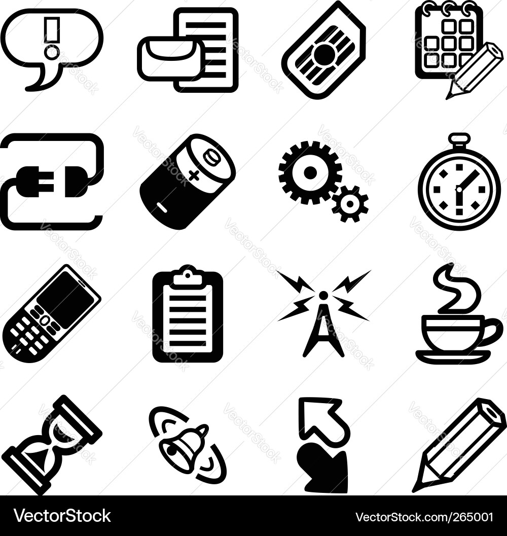 Mobile icon Royalty Free Vector Image - VectorStock