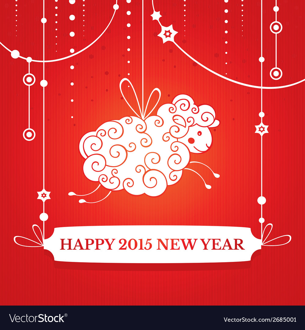 New year greeting card
