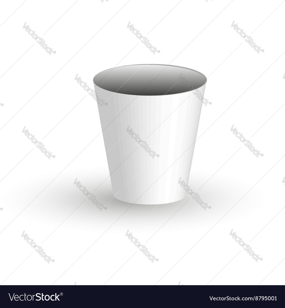 Paper Coffee Cup On A Transparent Background Vector Image Paper Coffee Cup On A Transparent Background Vector Image