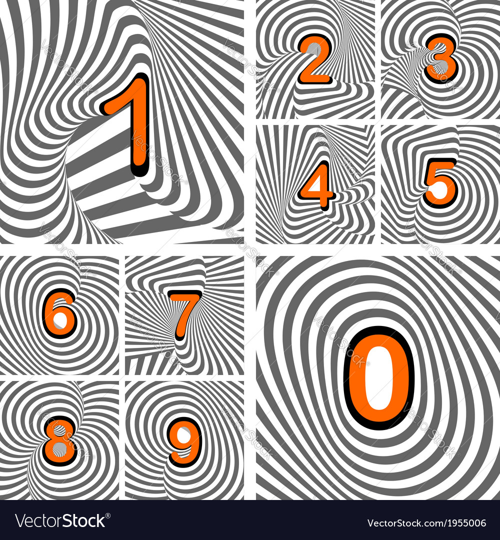 Design numbers set