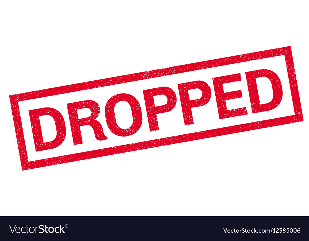 Dropped rubber stamp Royalty Free Vector Image Dropped rubber stamp Royalty Free Vector Image