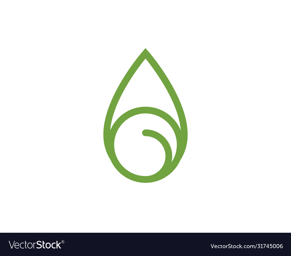 Blatt Ökologie Natur Logo Vorlage