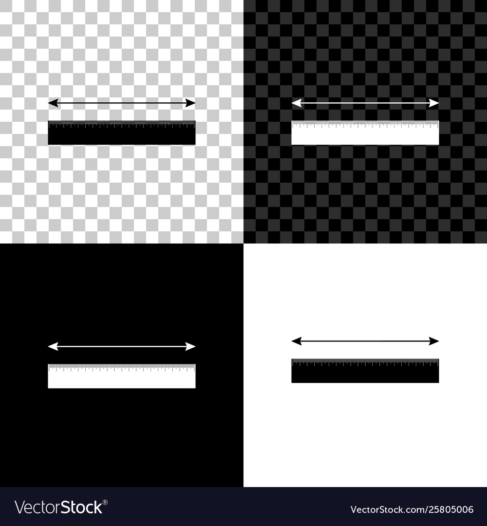 Measuring height and length icon isolated vector image Measuring height and length icon isolated