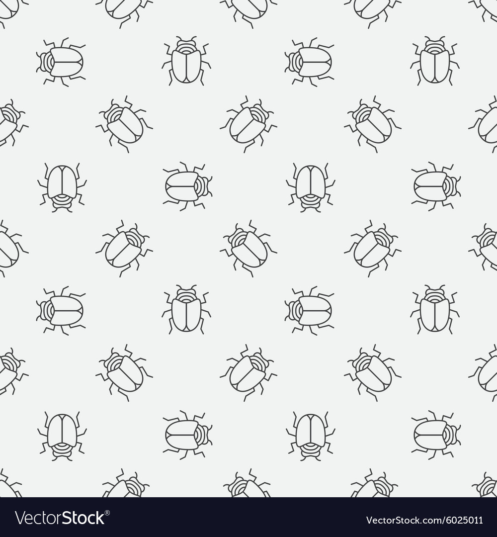 Bugs seamless pattern