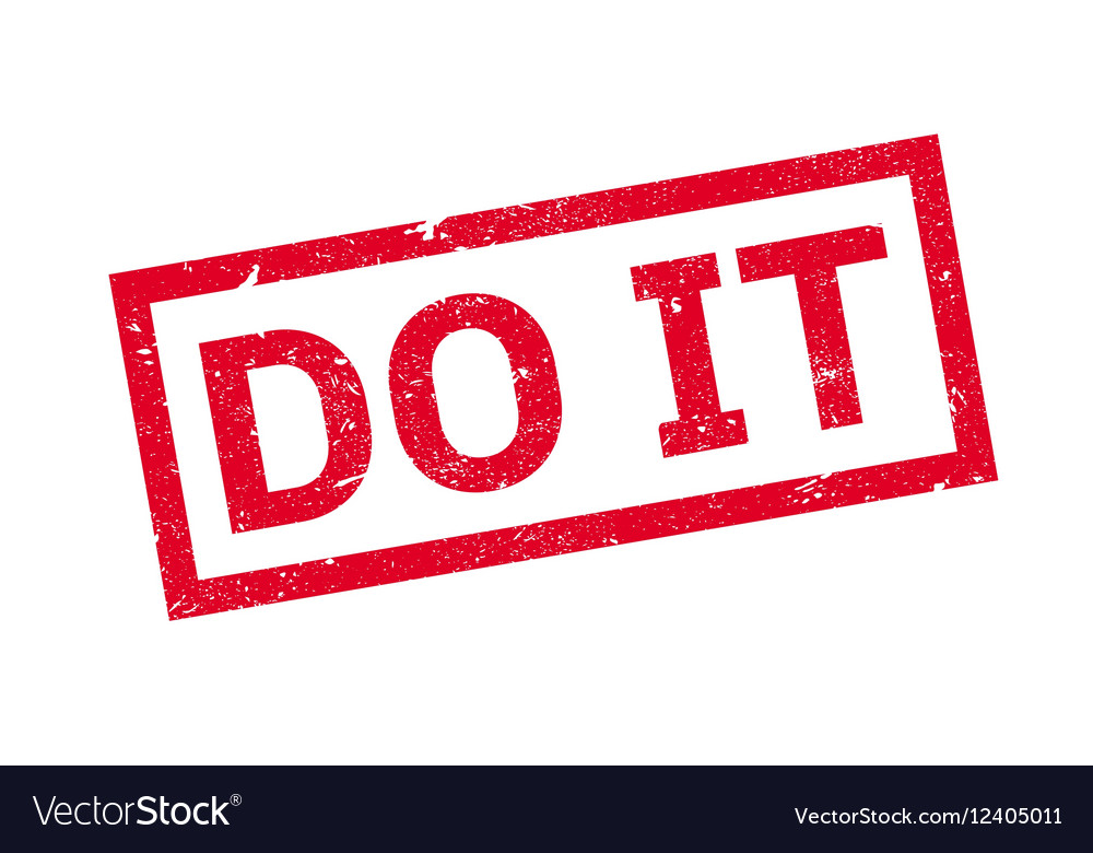 Do It Rubber Stamp Royalty Free Vector Image - Vectorstock