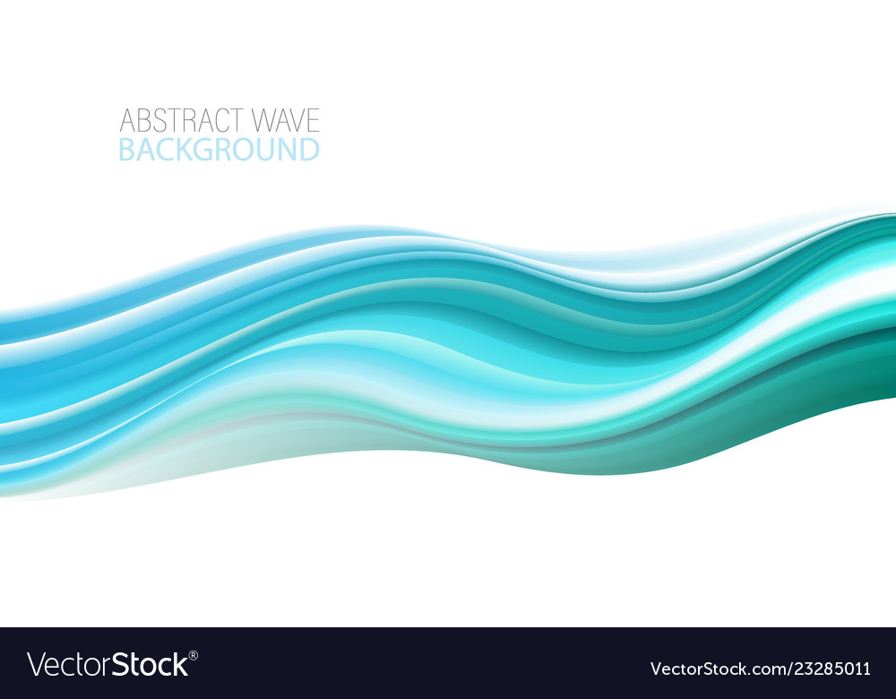 Wave art design for your design project Royalty Free Vector