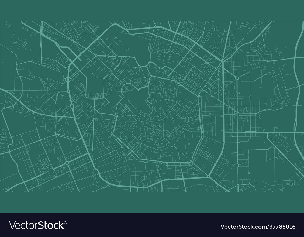 Green milan city area background map streets