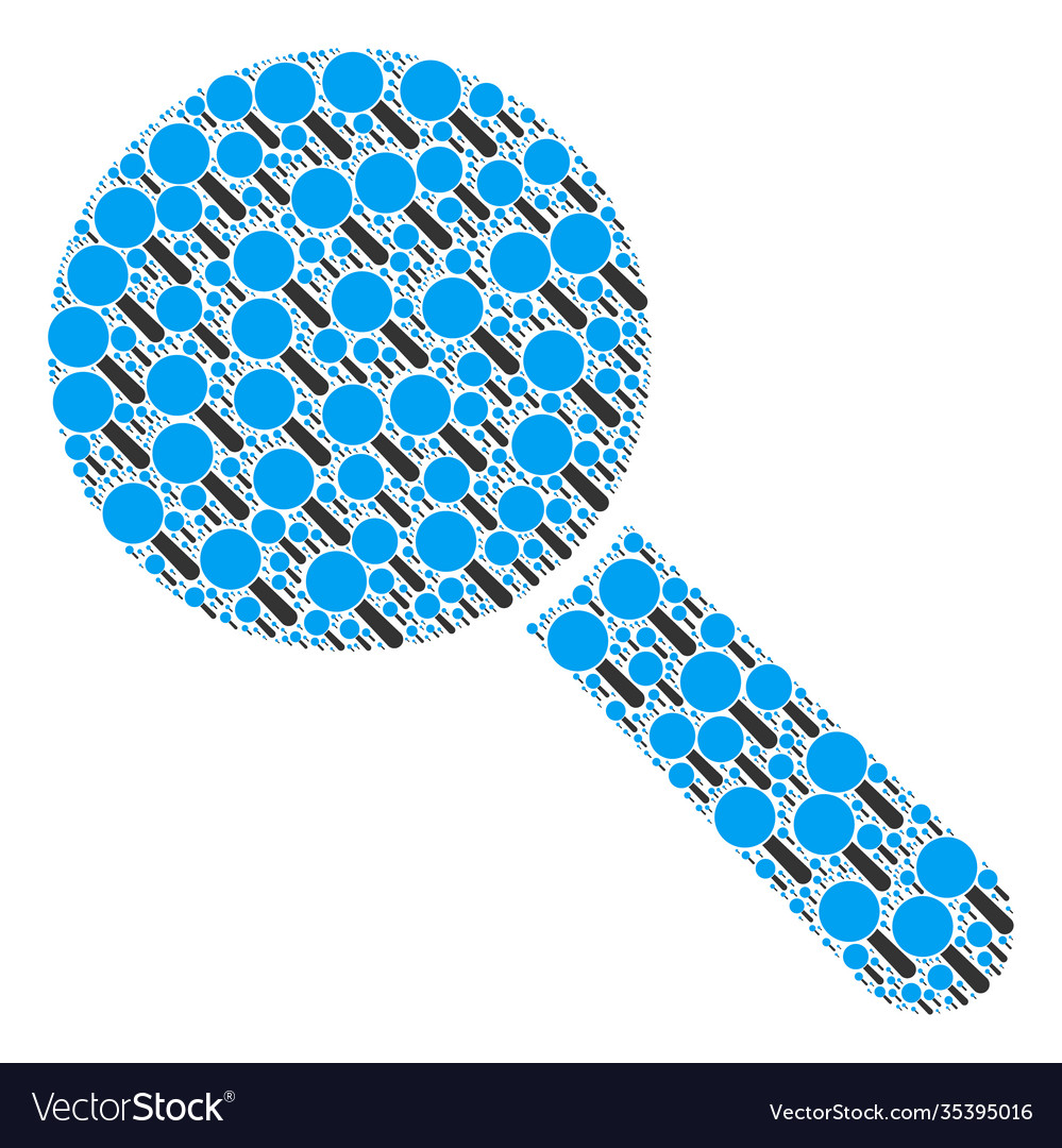 Search tool recursion composition itself icons vector image Search tool recursion composition itself icons