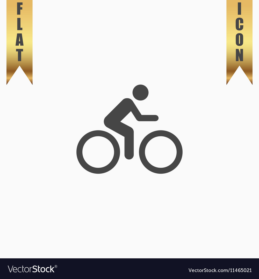 Cycling road icon