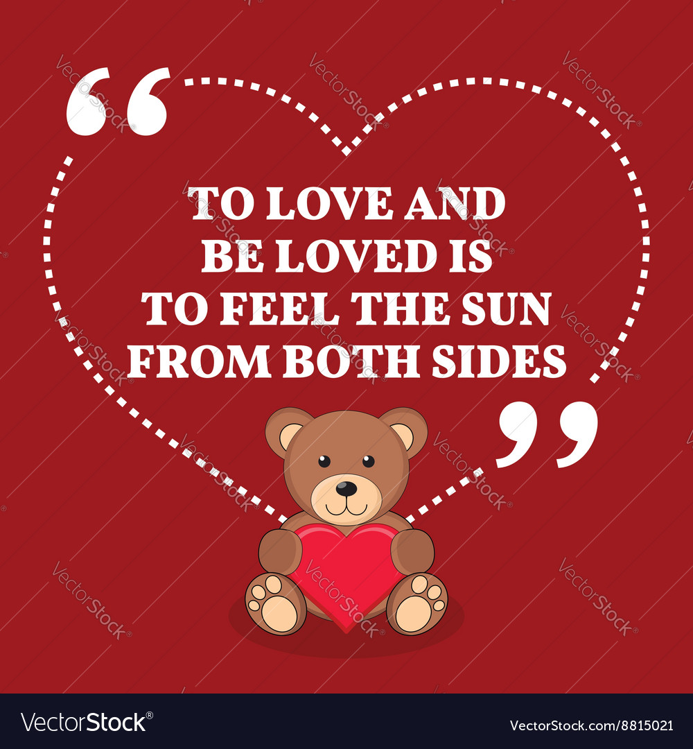 Inspirational love marriage quote to love Vector Image