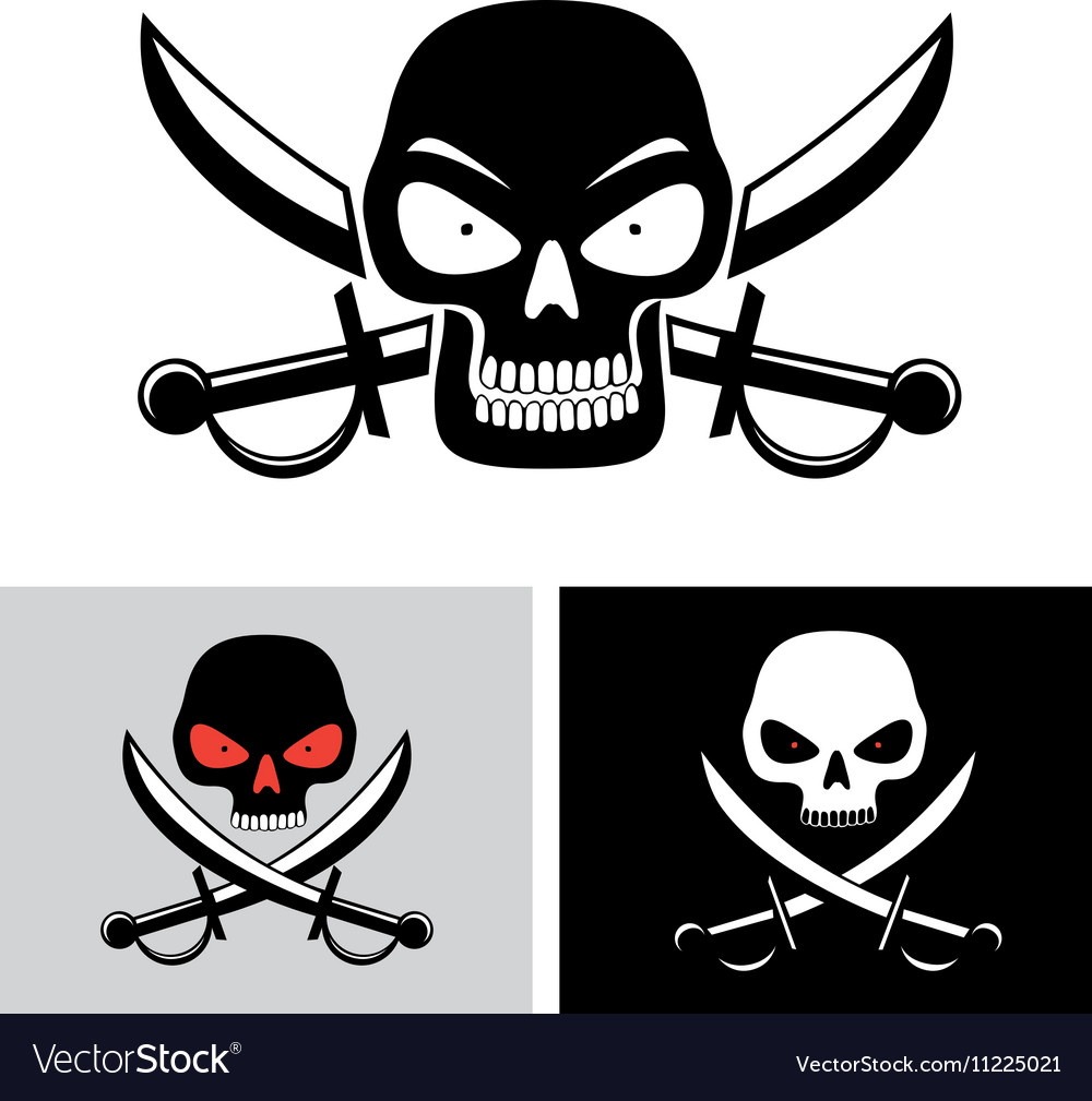 pirate skull flag symbol