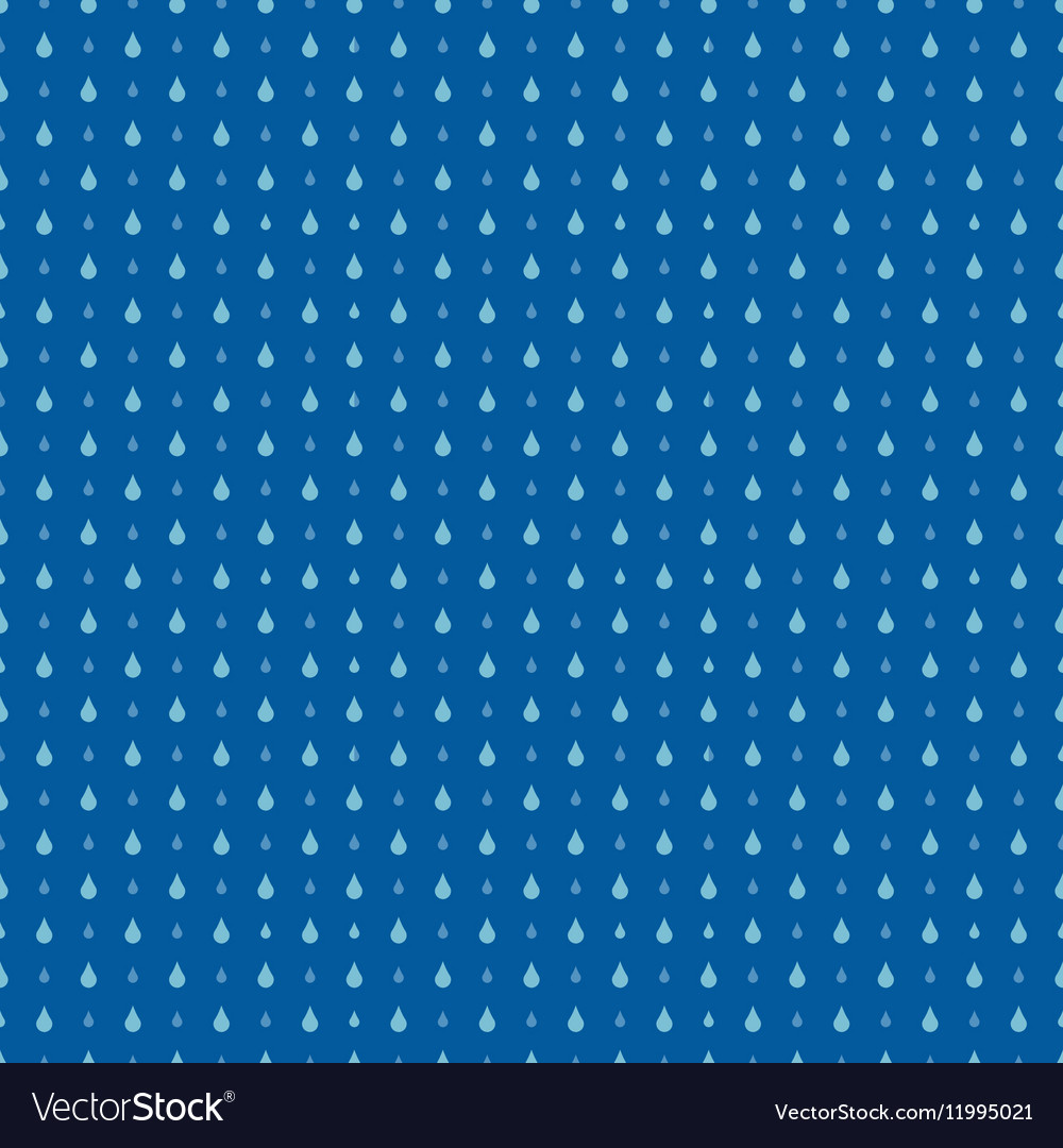 Rain drops seamless pattern