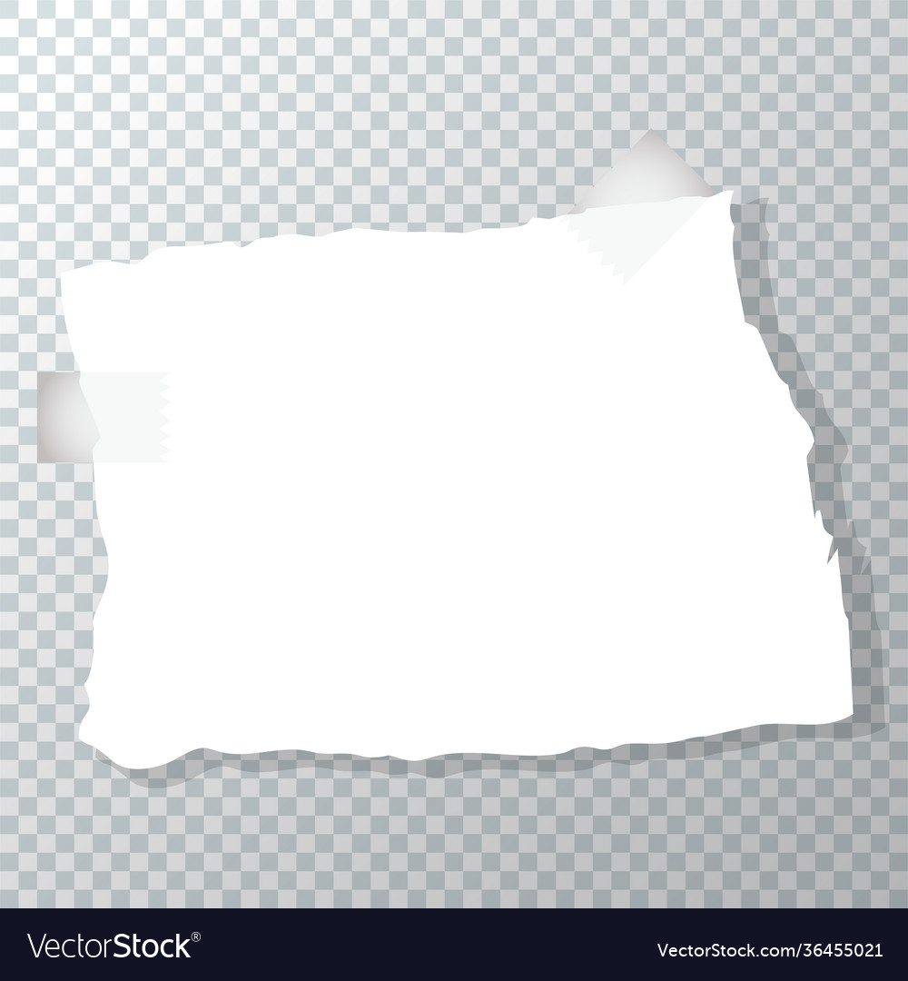 Torn Stück gequetscht Papier Aufkleber vector image Torn Stück gequetscht Papier Aufkleber