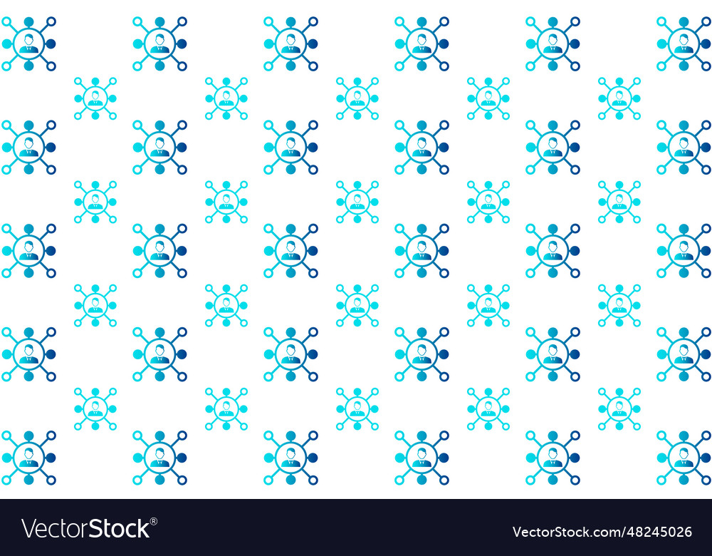 Abstract user network pattern background vector image Abstract user network pattern background