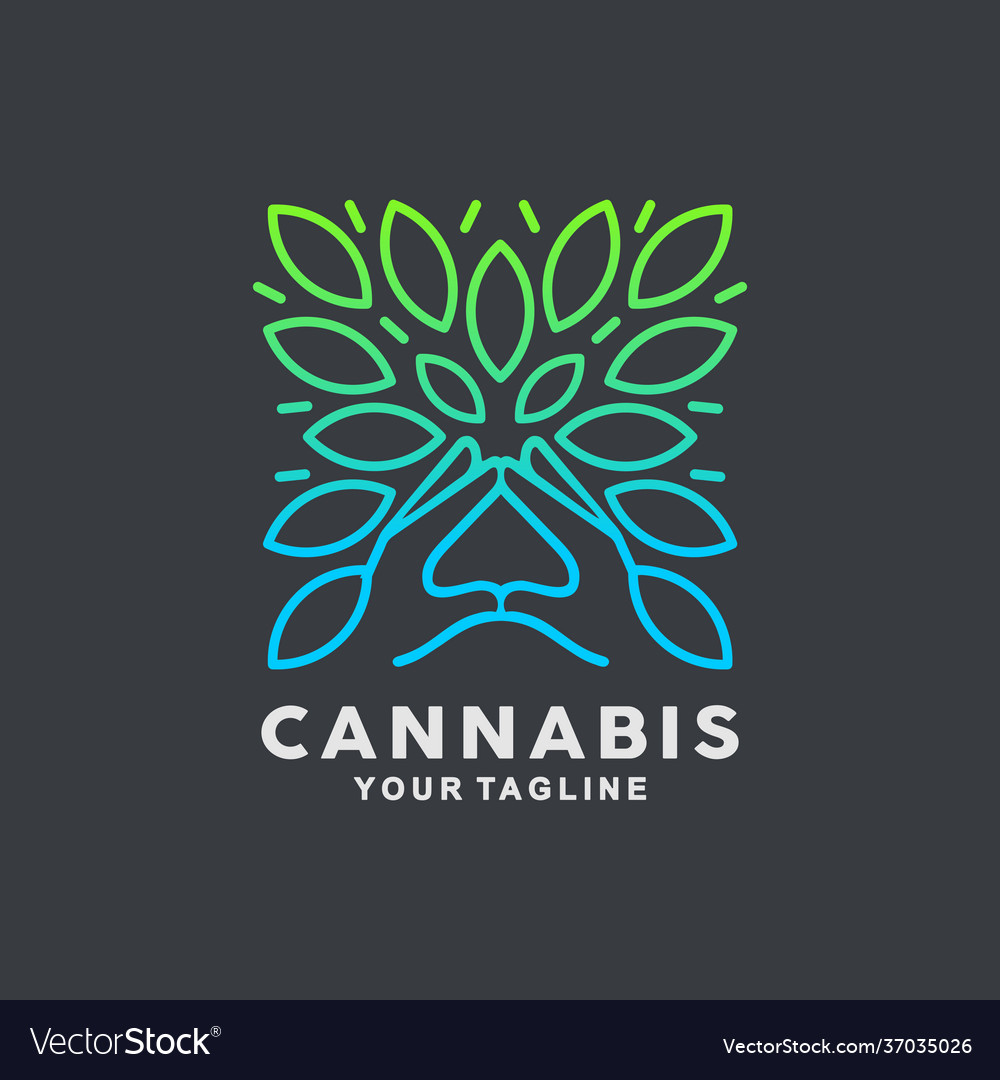 Cannabis Logo Design Inspiration Idee Konzept