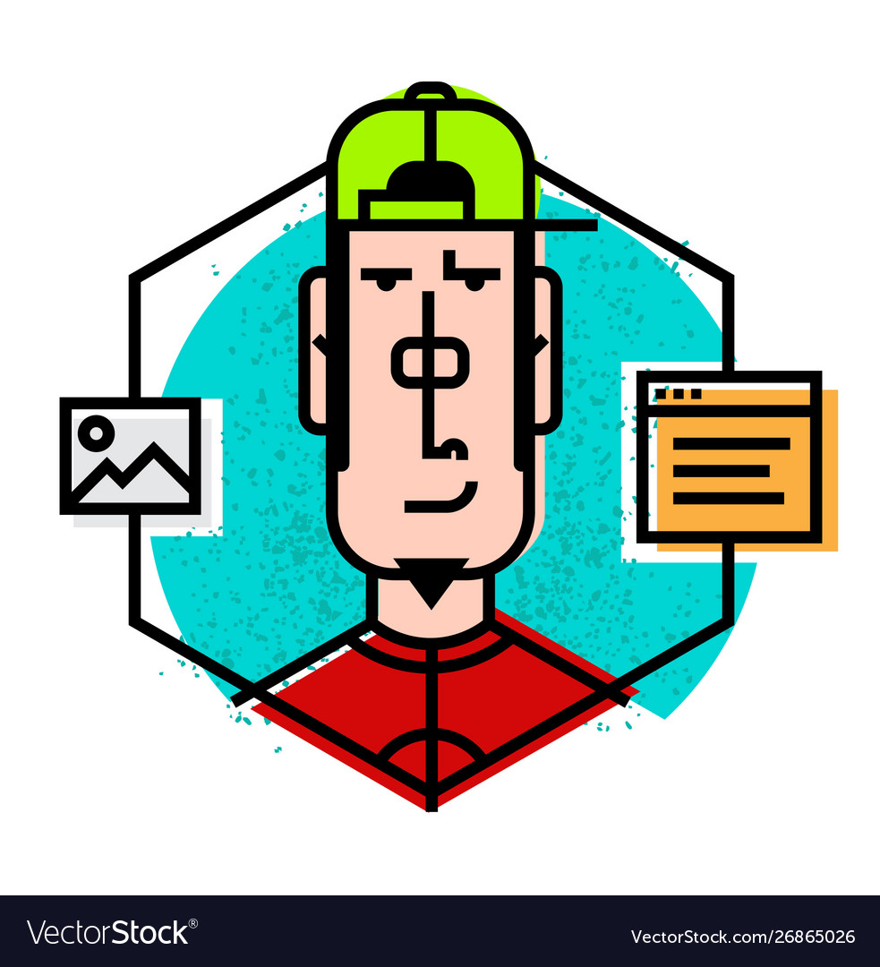 Ideal icon for your flashy design projects image vector image Ideal icon for your flashy design projects image