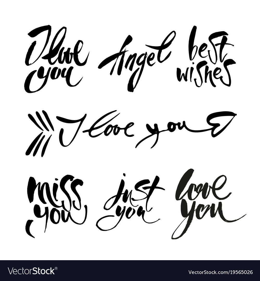 Love lettering background