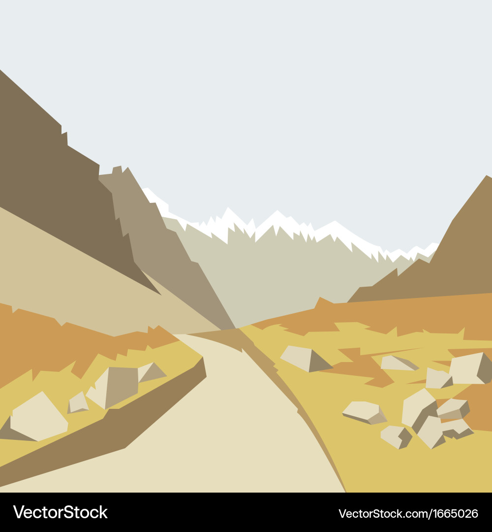 Mountain background Royalty Free Vector Image - VectorStock