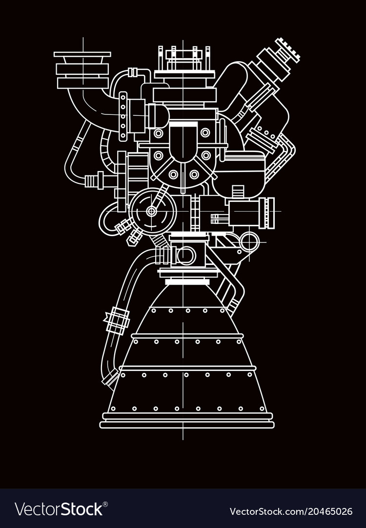 Rocket Engine Schematic