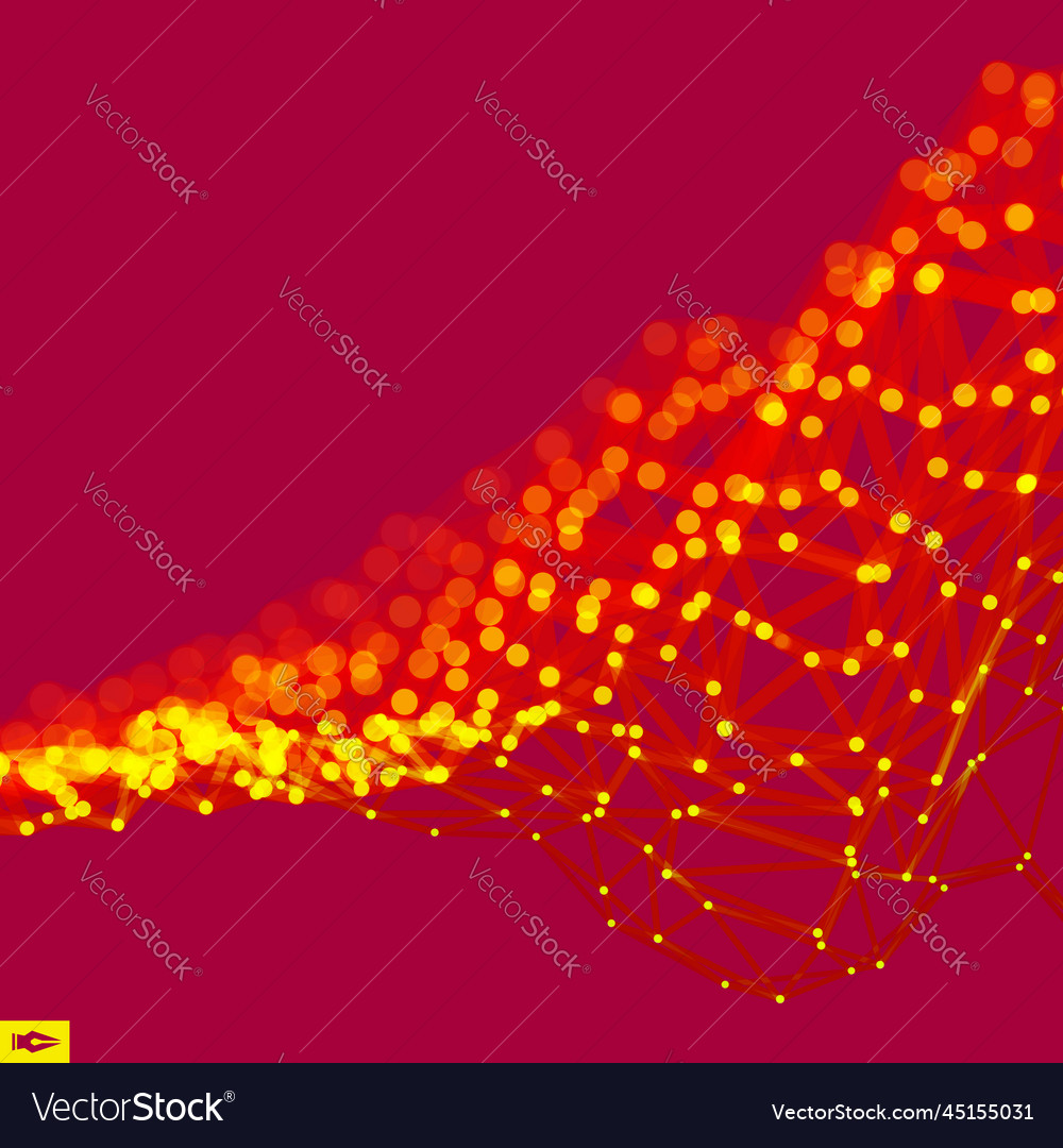 Abstract Grid Network Background