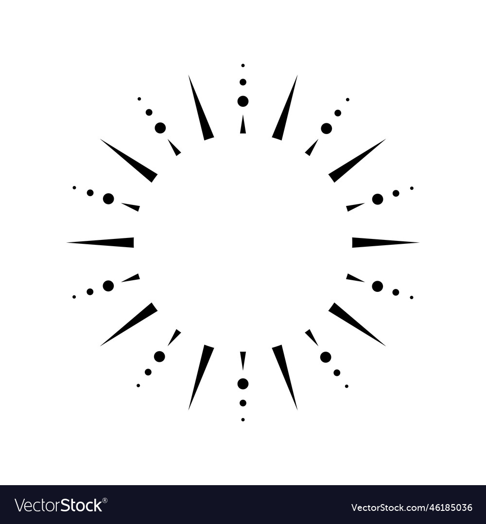 Boho celestial sun icon logo simple modern Vector Image