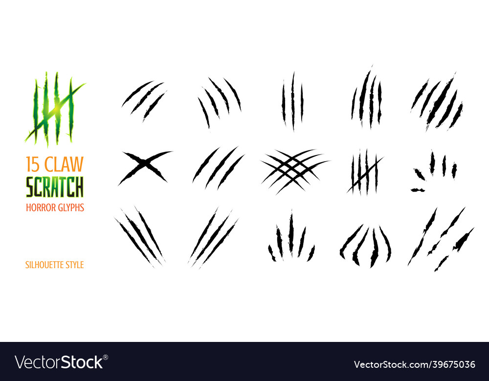 Claw Scratch Royalty Free Vector Image - Vectorstock