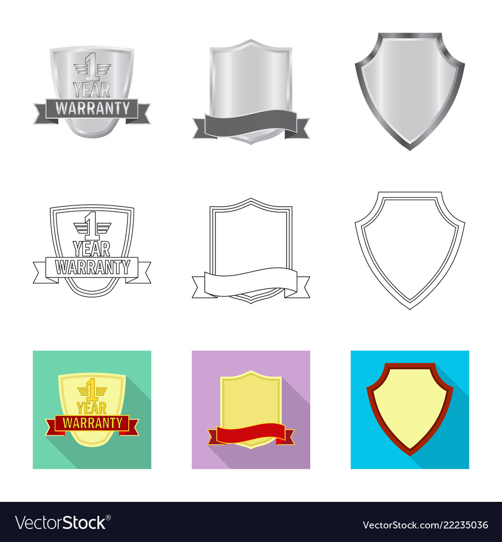 Isolated object of emblem and badge symbol