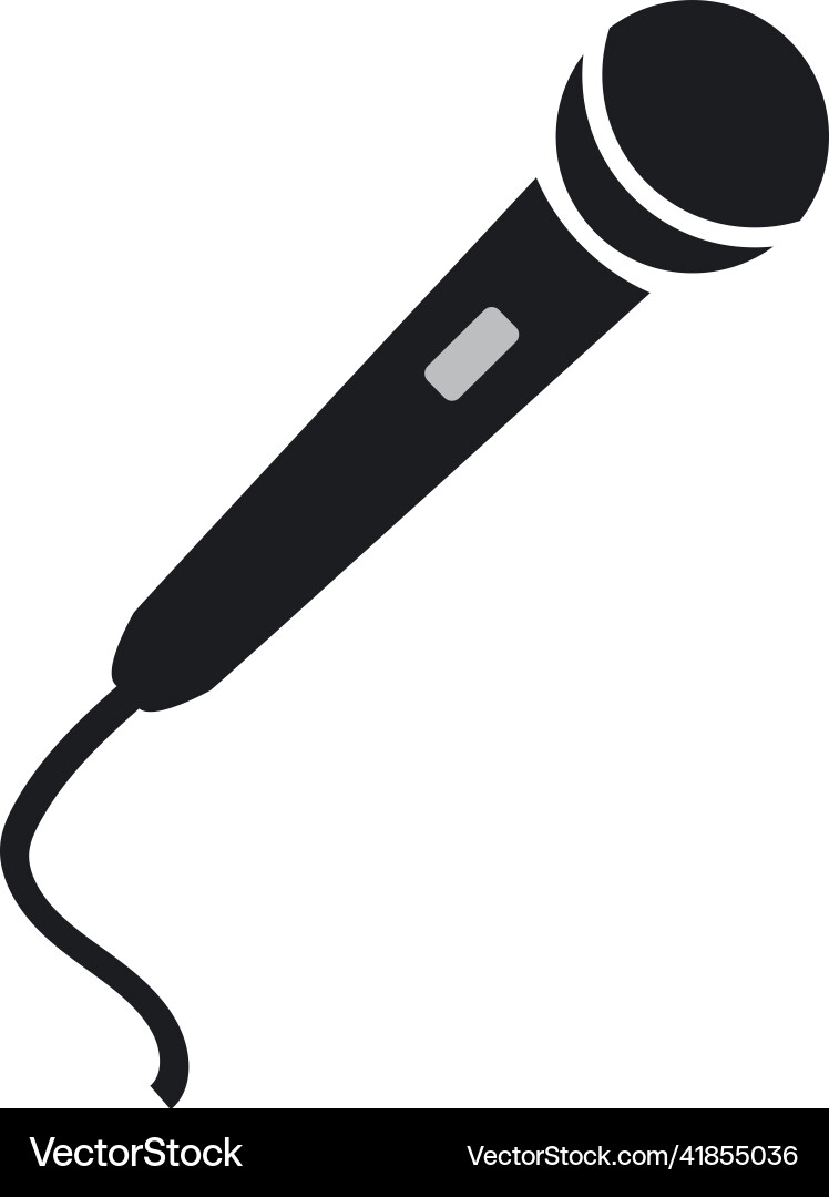 Microphone icon Royalty Free Vector Image - VectorStock