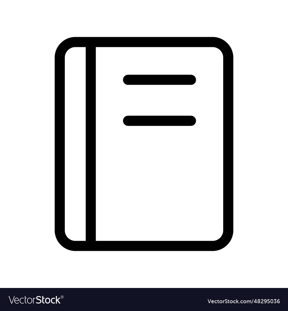Notebook icon vector image Notebook icon