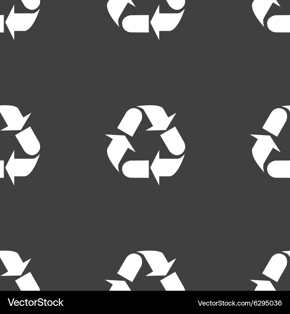 Processing icon sign seamless pattern on a gray Vector Image