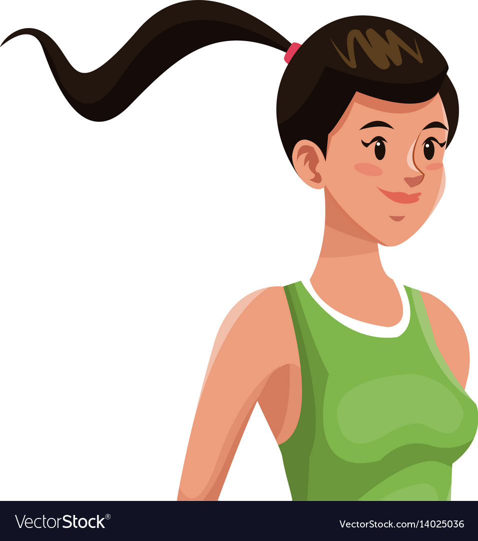 Woman cartoon icon