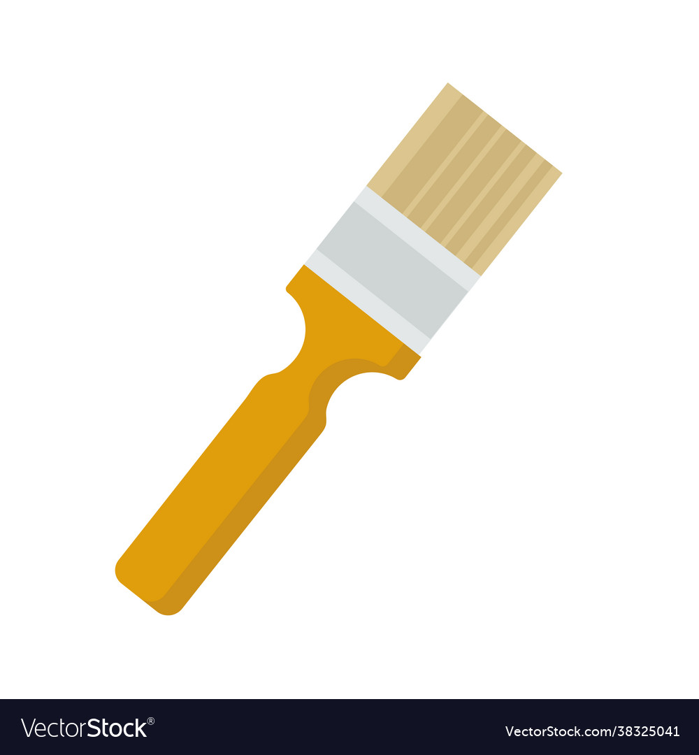 A brush for painting walls house Royalty Free Vector Image