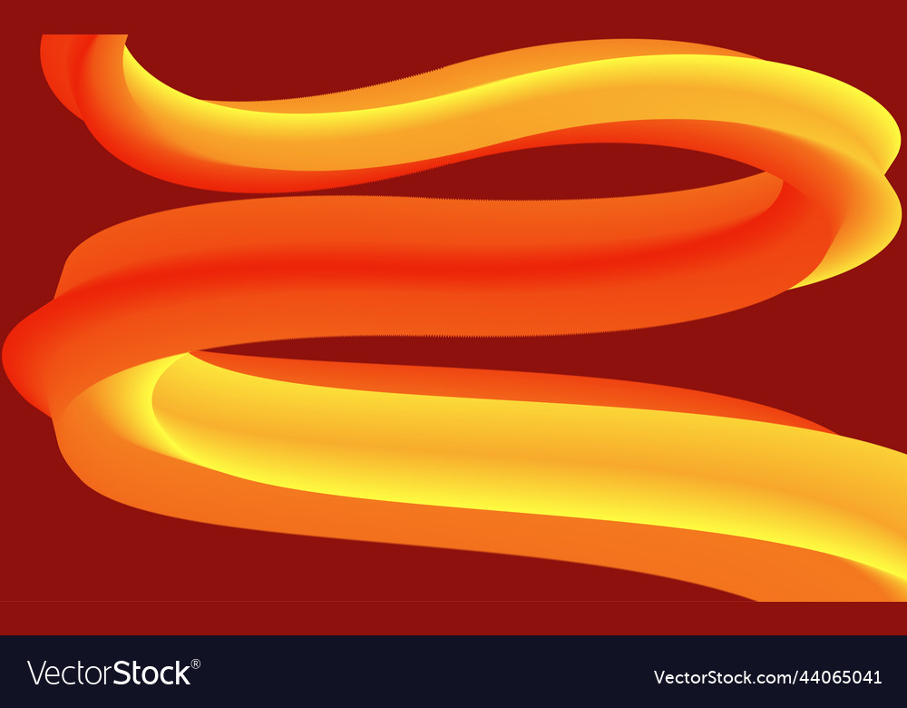 Abstract wave design element vector image Abstract wave design element