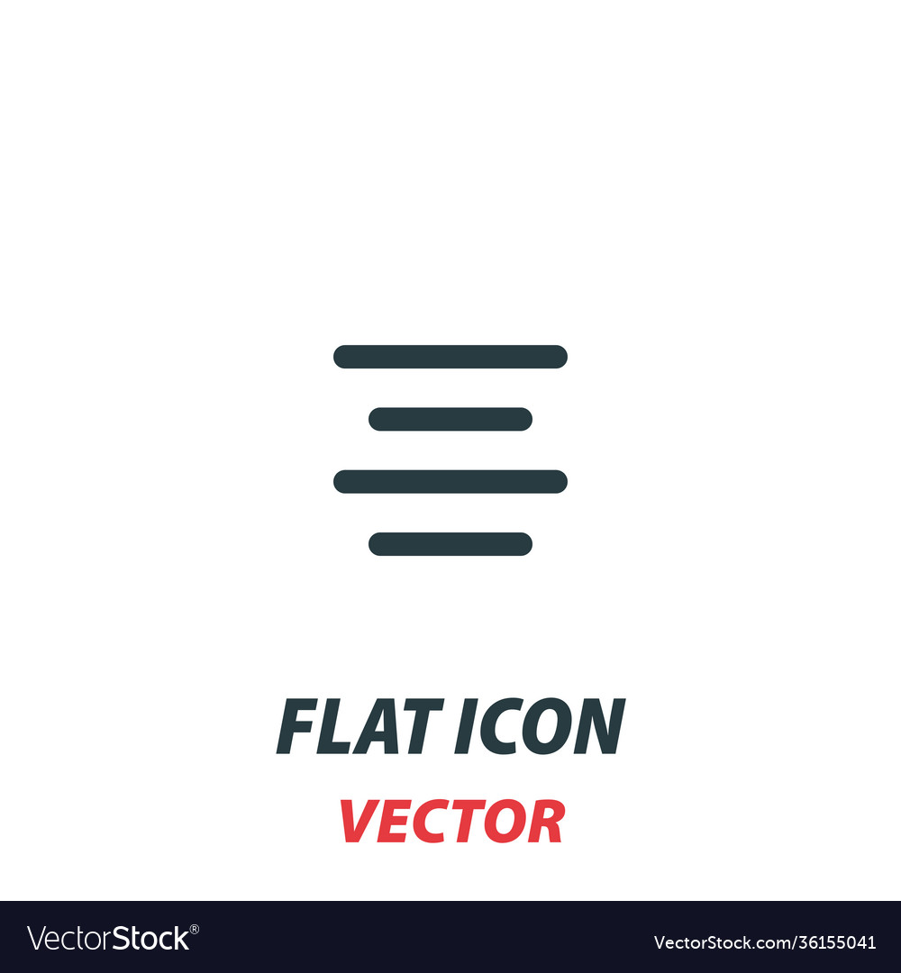 Alignment align patterns icon in a flat style vector image Alignment align patterns icon in a flat style