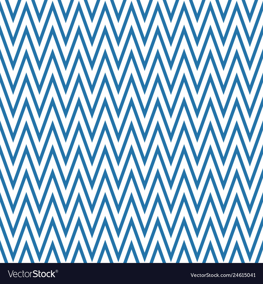 Blue zigzag pattern seamless background vector image Blue zigzag pattern seamless background