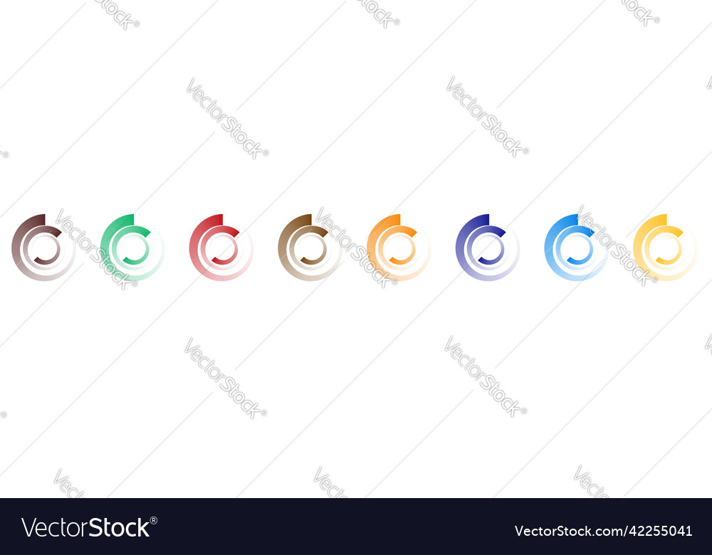 Circle preloader buffer shape circular progress vector image Circle preloader buffer shape circular progress