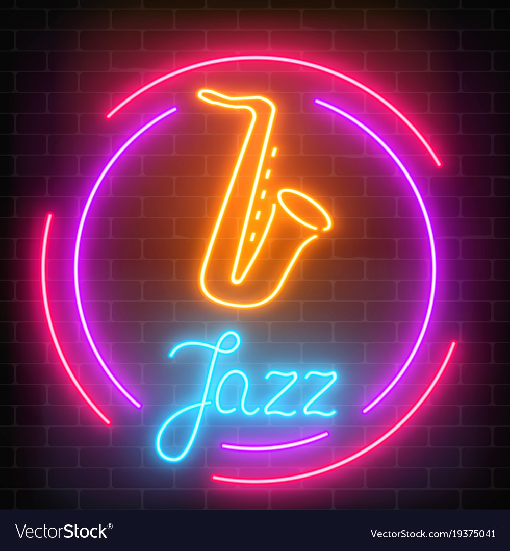 saxophone neon